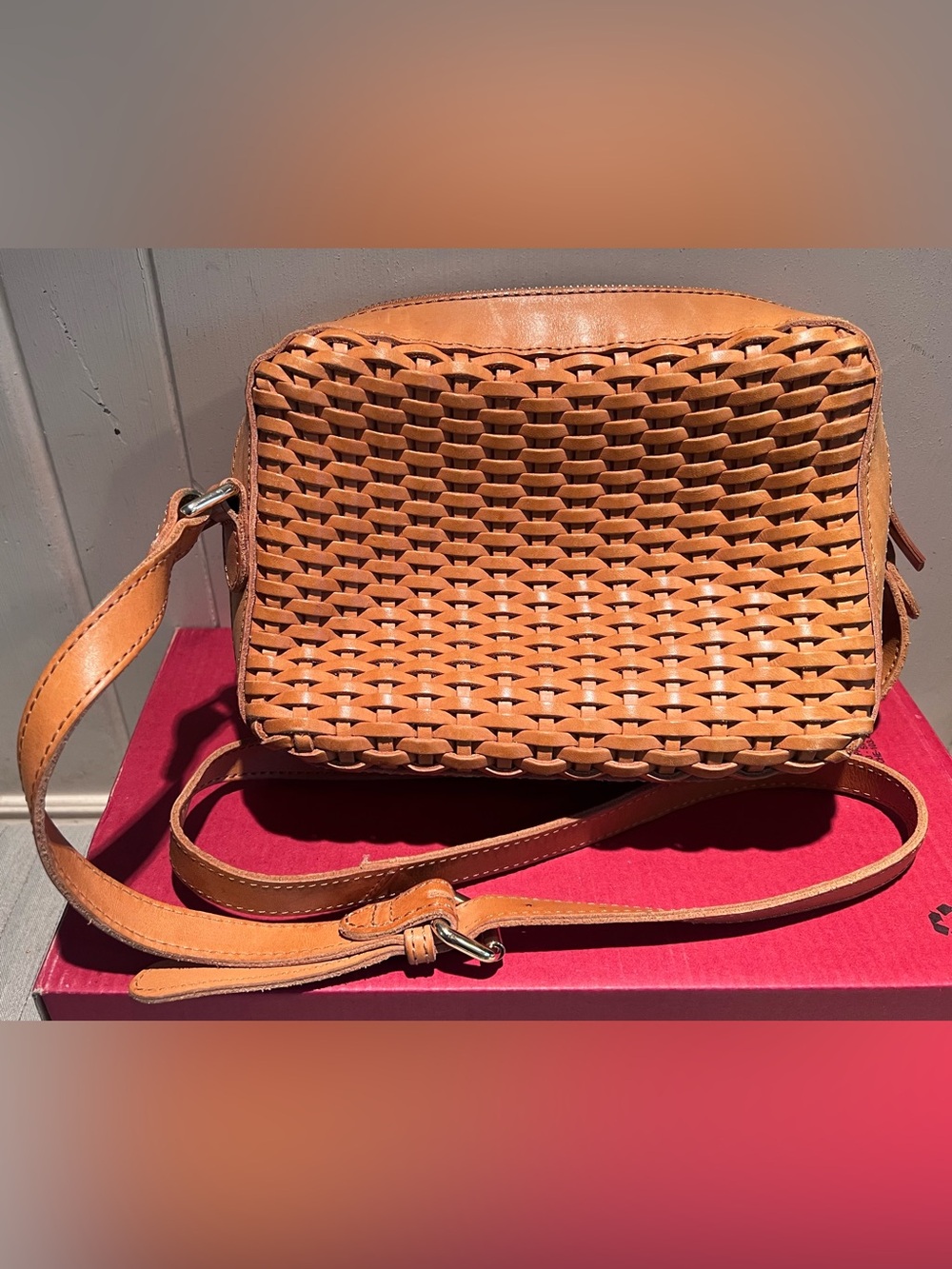 & Other Stories Woven Crossbody Bag/tote/Purse in Tan
